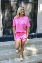 Load image into Gallery viewer, Pink Waffle Knit Set