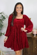 Load image into Gallery viewer, Red Velvet Dress