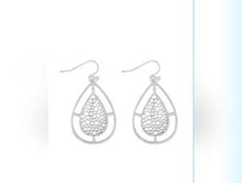 Load image into Gallery viewer, FILIGREE DROP EARRINGS
