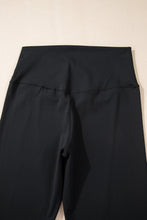 Load image into Gallery viewer, Black V Shape High Waist Flared Leggings
