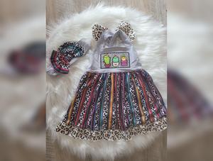 Cactus Serape Dress w/Bow