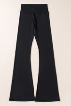 Load image into Gallery viewer, Black V Shape High Waist Flared Leggings
