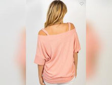 Load image into Gallery viewer, Coral Ribbed Knit Top
